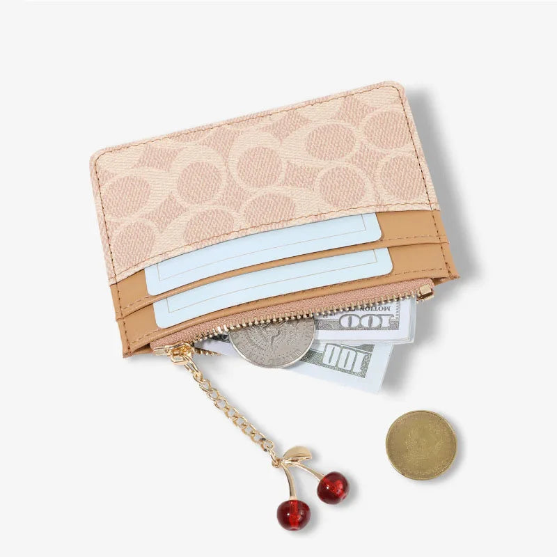 Luxury Design Wallets for Women Multi-Function Card Holder PU Leather Female Small Card Bag Short Women's Purse