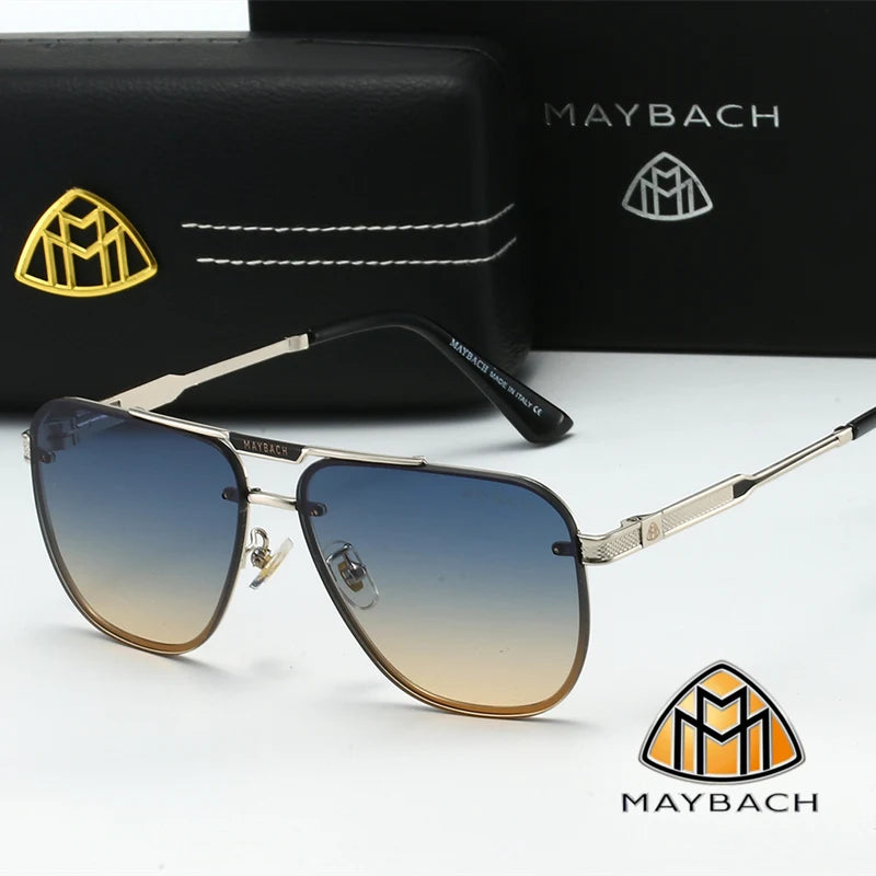 MAYBACH Sunglasses Luxury brand UV400 Protection for Men and women Classic Sun Glasses High Quality Eyewears Pilot Goggle 6830