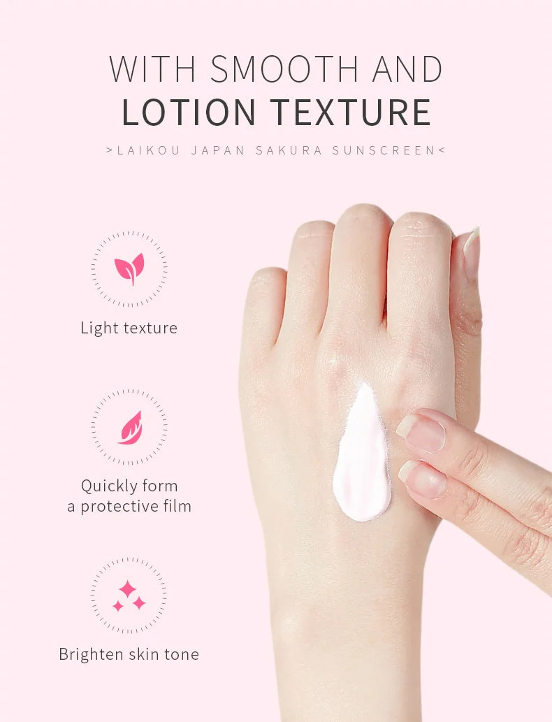 7pcs Sakura Skin Care Set Moisturizing Brightening Sunscreen Cleanser Fine Lines Delay Skin Aging  Nourish Daily Face Care Suit