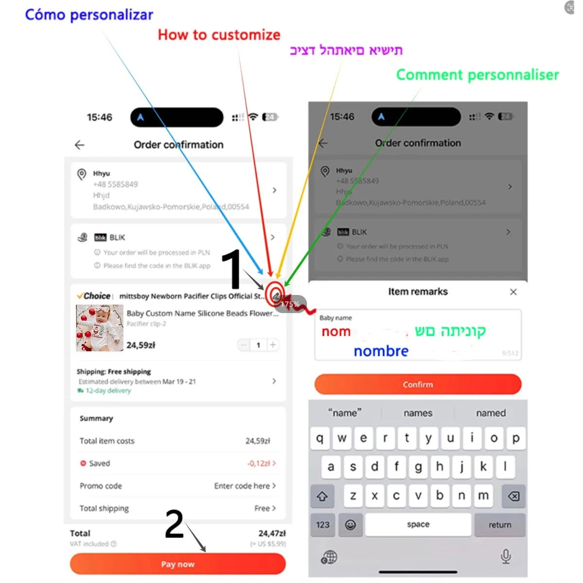 Personalized Easter Baby Romper Bunny with Name Infant Outfit Bodysuit Boys Girls Holiday Party Jumpsuit Bunny Newborn Rompers