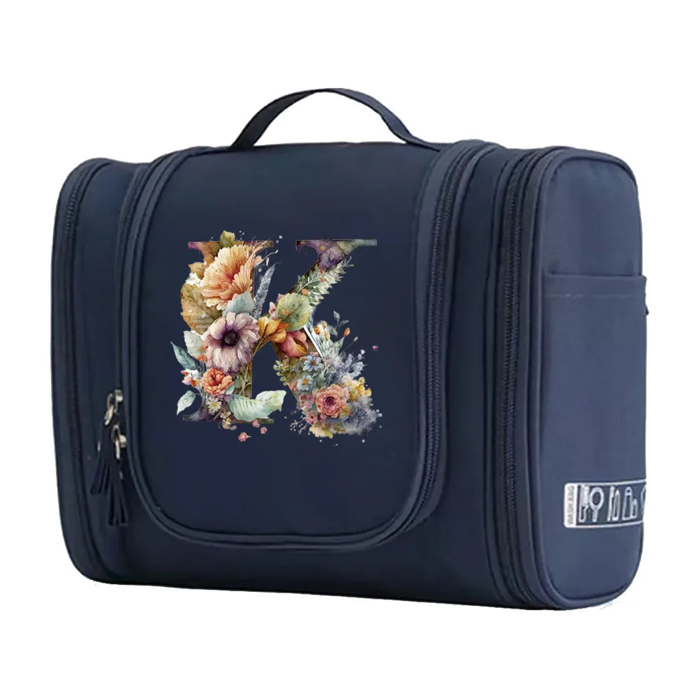 New Fashion Floral Shaped Letter Pattern Female Toiletries Are Very Convenient Minimalist Makeup Bag for Easy Storage of Items