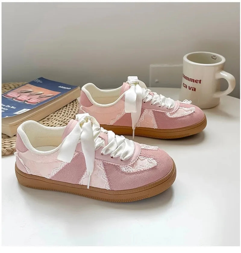 Women's Sneakers Luxury Brand Casual Shoes Light Comfortable Walking Shoes for Women Lace Up Flats Fashion Designer Ladies Shoes