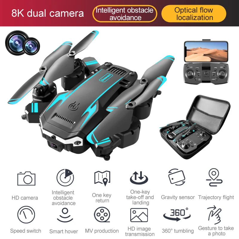 NEW G6 Mini Drone RC Camera Dron Remote Control Quadcopter Follow Me Helicopter Circle Fly Drones For Kids Toys Birthday Gift