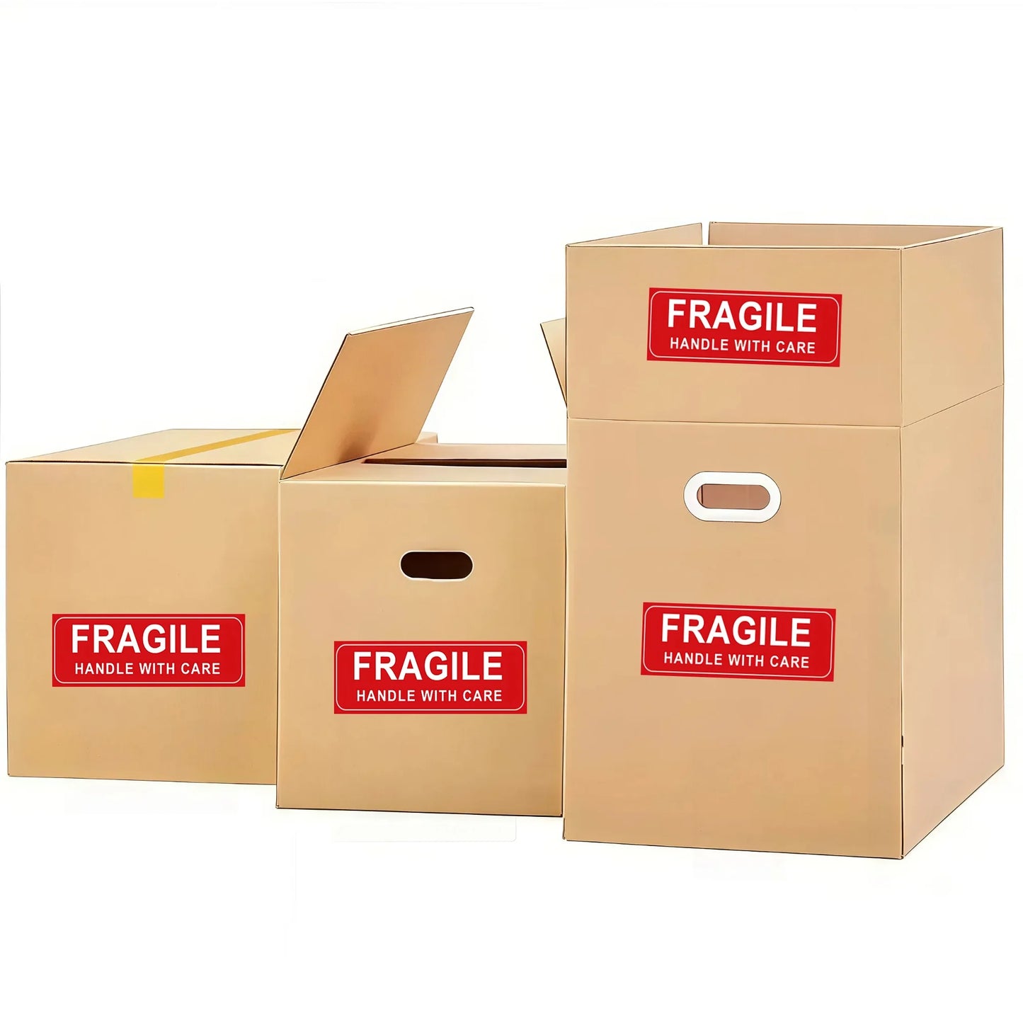 1000/500/150sheets/roll Fragile Label Stickers Handle With Care Warning Signs Careful shipping Tags sticker