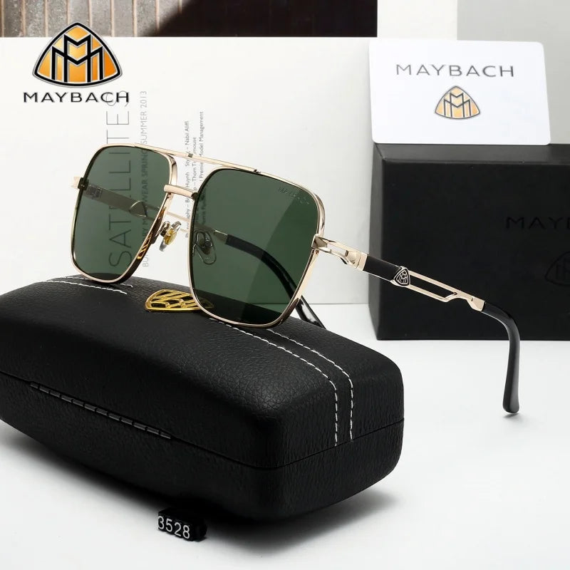 MAYBACH Sunglasses Luxury brand UV400 Protection for Men and women Classic Sun Glasses High Quality Eyewears Pilot Goggle 6830