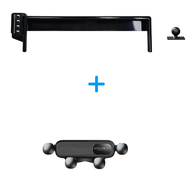 Car Phone Holder 10-Inch Screen Fixed Base For Peugeot 4008 5008 2021-2023 Wireless Charging Support Car Mobile Phone Mounts