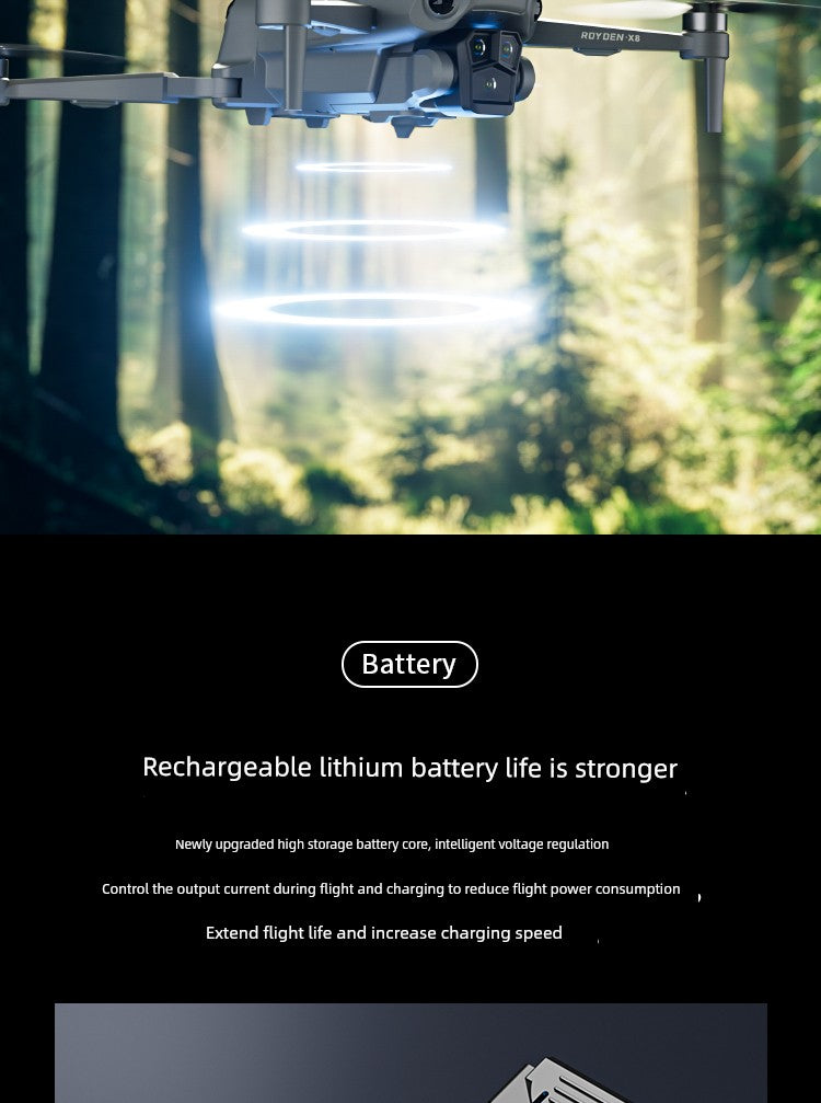 2025 New Arrival Remote Control Aircraft Kids UAV Toy Professional HD Aerial Photography Primary School Student Small Aircraft