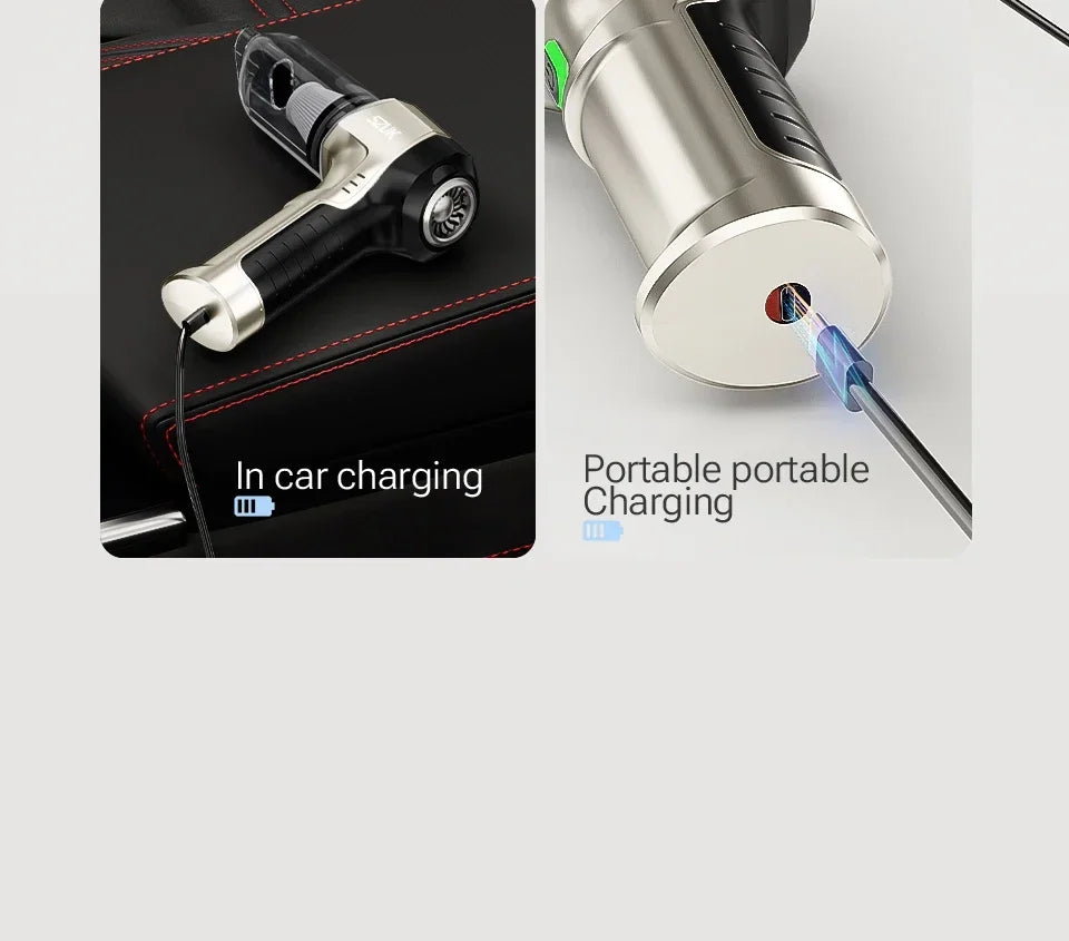 Car Vacuum Cleaner High Power Portable Handheld Wireless Brushless Motor Cleaning Machine Powerful Air Duster for Home Appliance