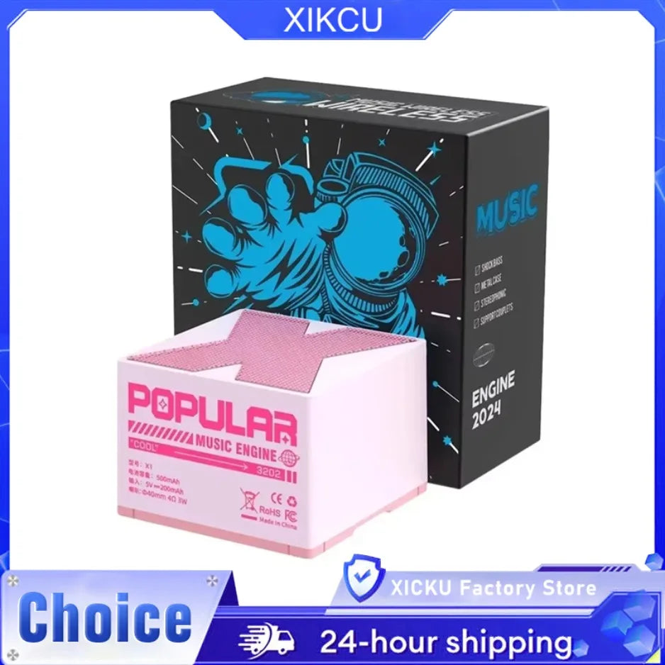 portable Mini wireless Bluetooth audio speaker full range audio player suitable for outdoor activities office and relaxation