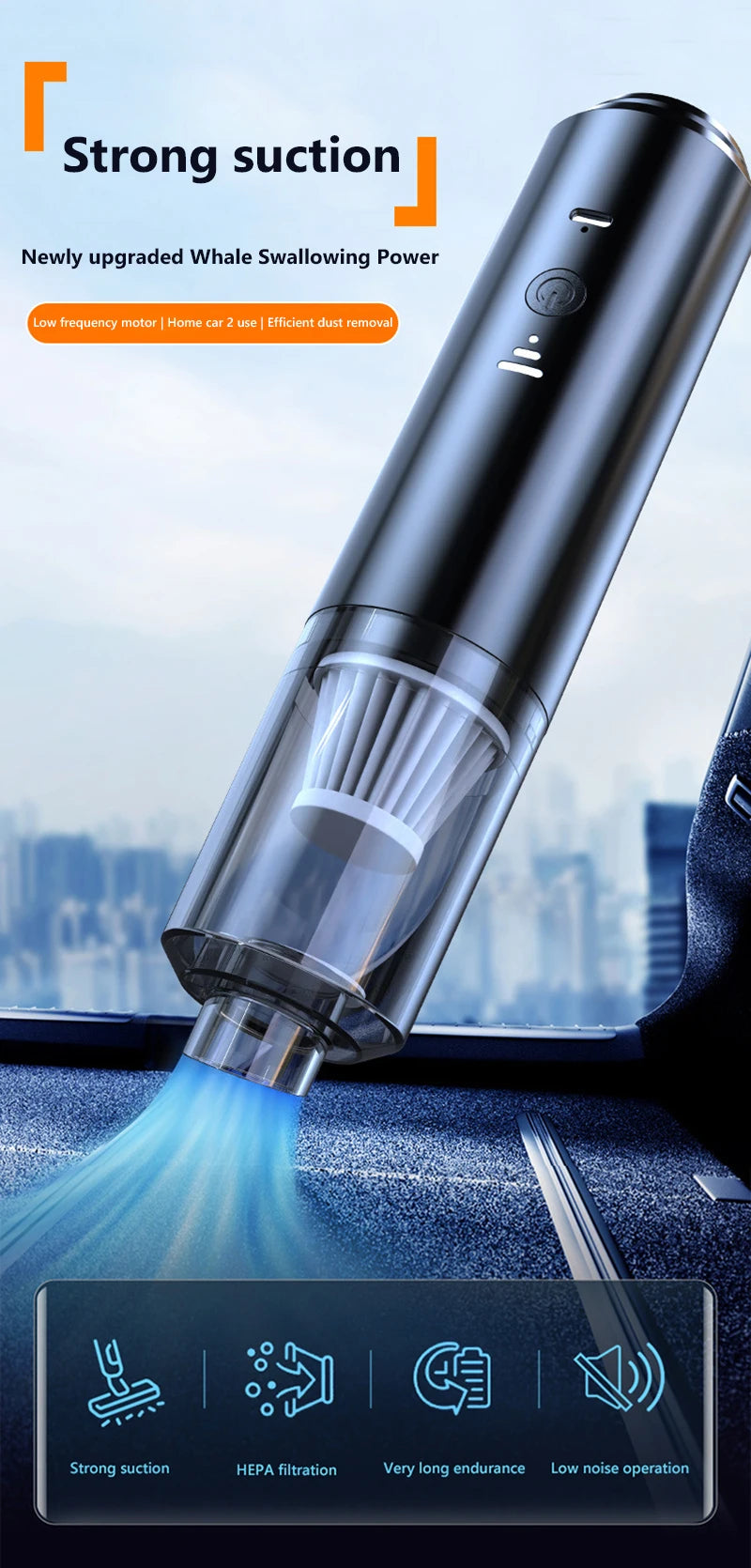 Xiaomi Dust Collector Portable Vacuum Cleaner Powerful Suction electric Wireless Smart Home Cleaning Car Vacuum Cleaner 2025