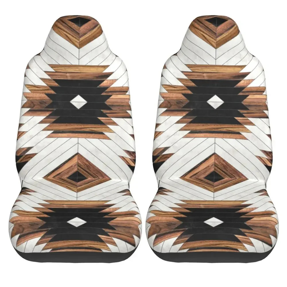 Antique African Textile Print Universal Car Seat Cover Protector Interior Accessories Women Seat Cushion/Cover Seat Protector