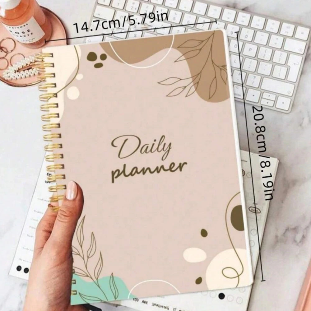 Daily Planner Notebook - Undated To Do List Task with Priorities,Mood Tracker,Notes,Suitable for Office, Home and School