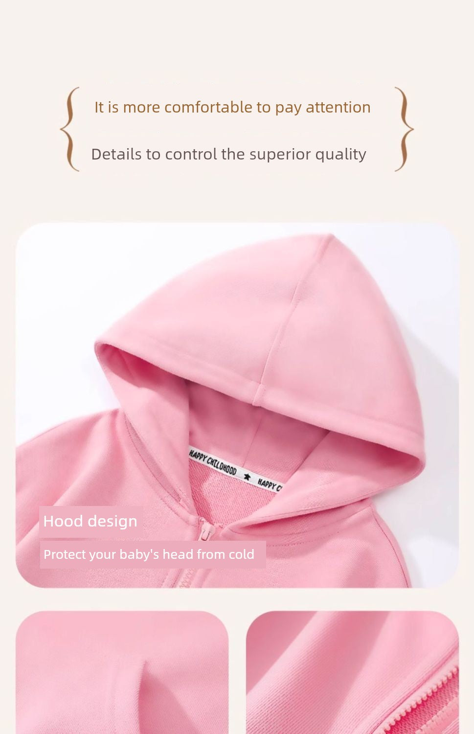 2025 New Arrival Kids Clow M Zipper Outwear Spring and Autumn Girl Fashionable Stylish Hooded Cardigan Thin Sweatshirt
