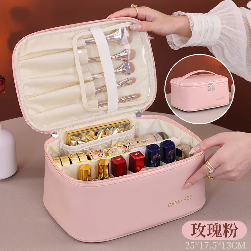 Multifunctional Cosmetic Bag Large Capacity Makeup Organizer Case For Women Travel Toiletry Storage Pouch Toilet storage bag