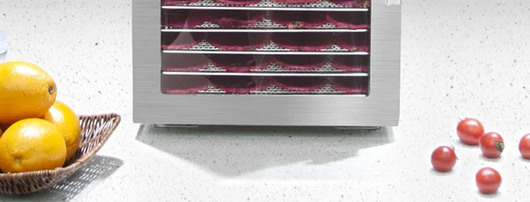 14 Trays Food Dehydrator Fruit dryer Stainless Steel Machine  1200W Household Vegetables Fruit Dryer with Digital Timer for Home