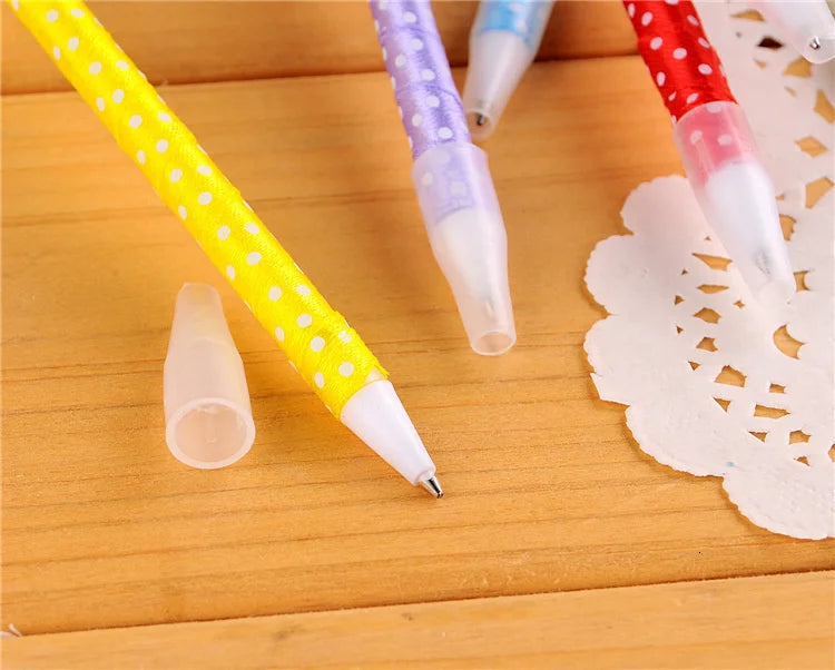6 Piece Creative Lollipop Candy Ballpoint Pen Stationery