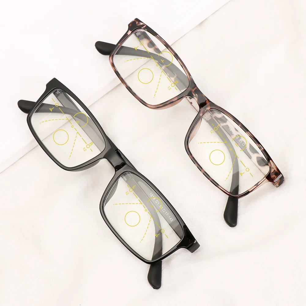 Intelligent Multifocal Progressive Reading Glasses for Men Women Near and Dual-use Anti-Blue Light Eyewear Очки Для Зрения