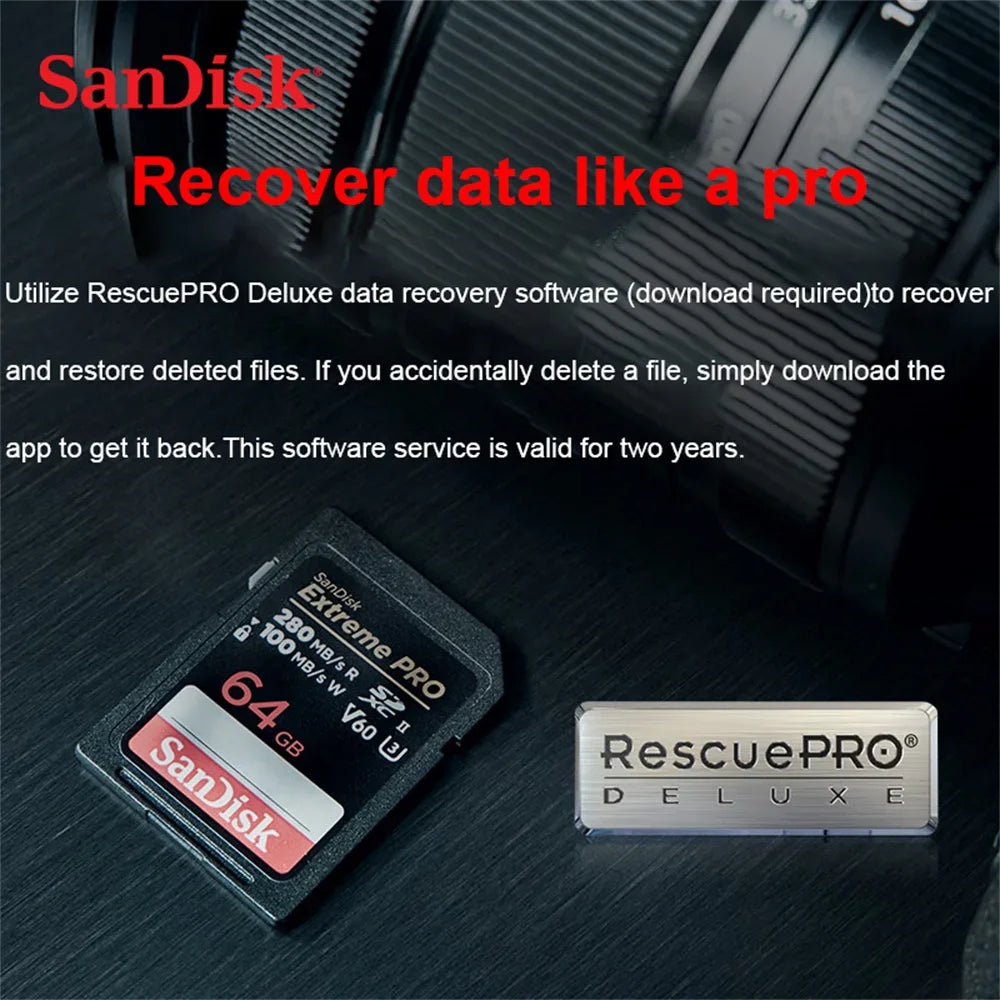 Original Extreme PRO U3 4K 6K 8K C10 V30 V60 V90 SDHC Memory Card SD UHD Video SDXC sd Card UHS-I UHS-II for SLR 3D Canon Camera