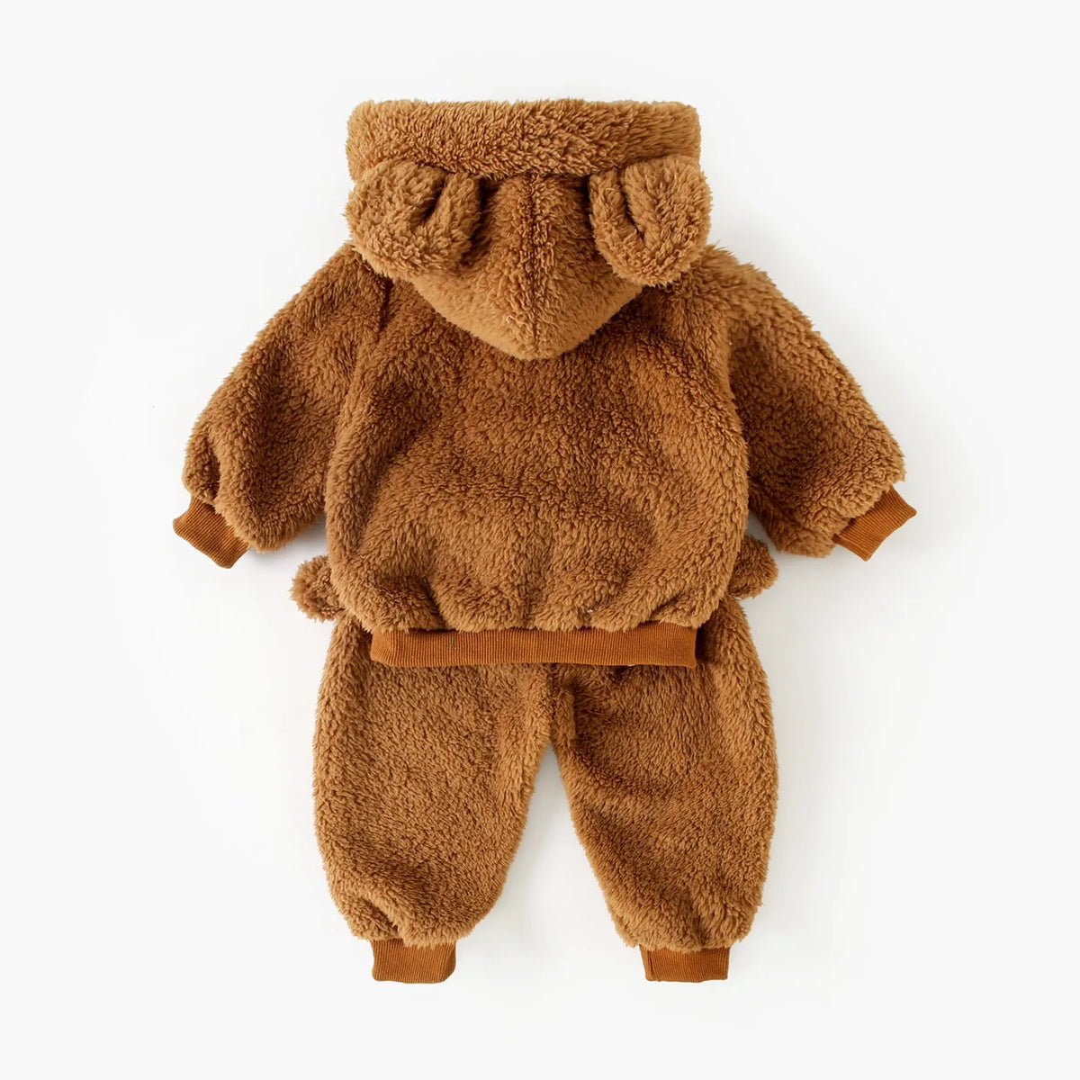 Sanlutoz Winter Warm Long Sleeve Baby Clothing SetsTops Zipper + Long Pants 2Pcs Cute