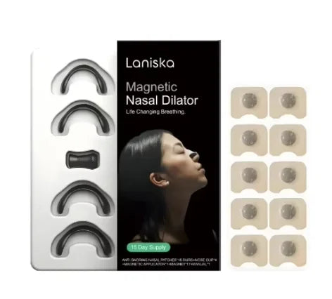 Anti Snoring Nasal Strips Adults Breathable Soft Adhesive Nose Vents Drug-Free Stuffy Nose Night Sleep Congestion Relief
