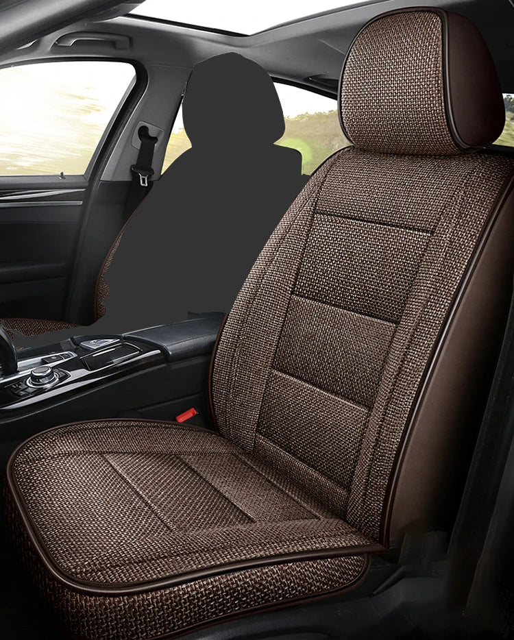 Universal Flax Car Seat Cover For Suzuki Grand Vitara SX4 Swift Ignis Auto Accessories Interior Breathable Protector Pads 차량용품