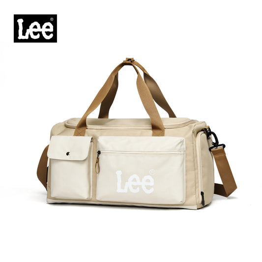 LEE Fashion Women Man Travel Duffel Bag with Shoe Compartment Pocket Large Capacity Waterproof Luggage Weekender Sport Gym Bag