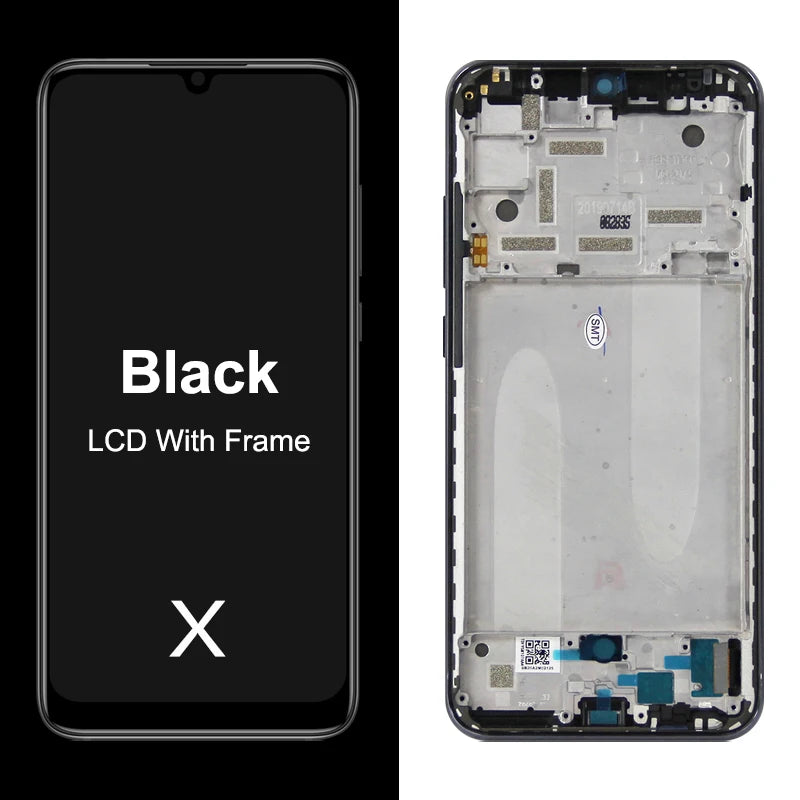 Super AMOLED Mi A3 Screen Replacement, for Xiaomi Mi A3 M1906F9SH Lcd Display Digital Touch Screen with Frame for Xiaomi Mi CC9e
