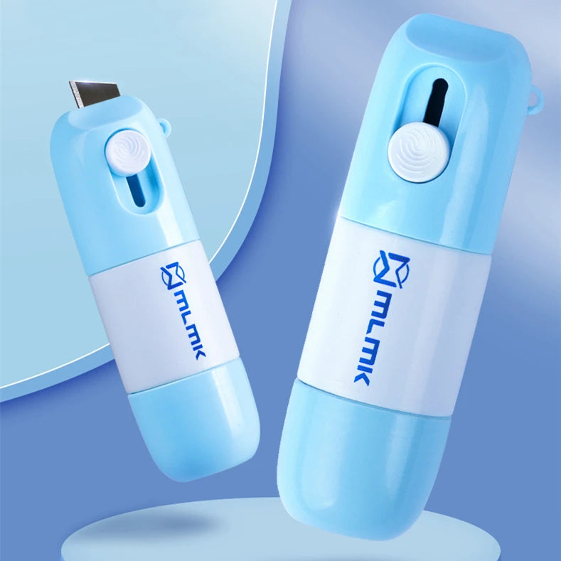 2 In 1 Express Tool Thermal Paper Correction Liquid Package Unpacking Knife Home Office Identity Data Security Protection Liquid