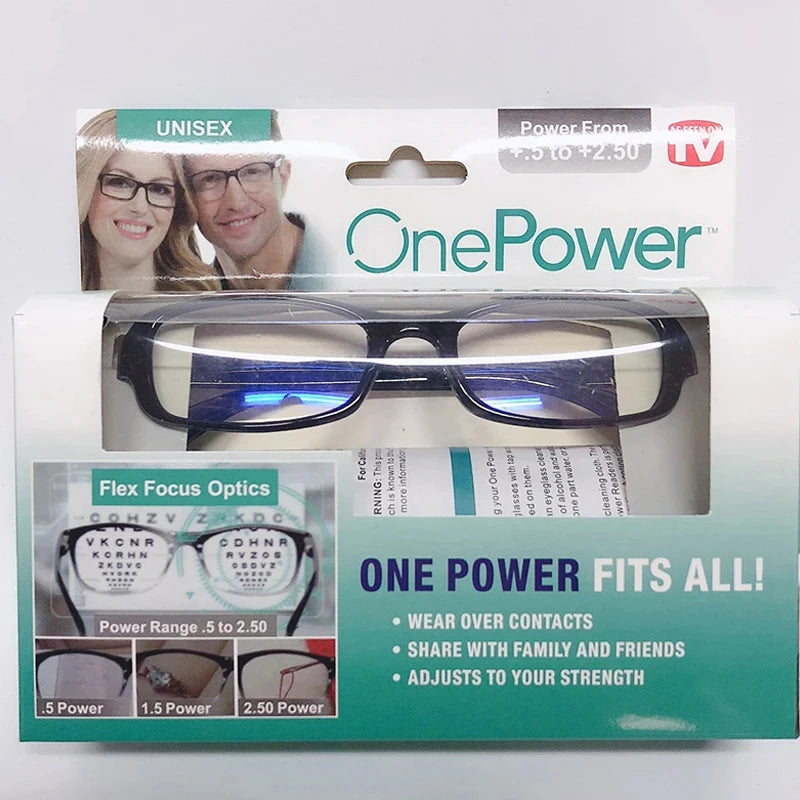 Multifocal Reading Glasses Focus Auto Adjusting Optic One Power Readers Reading Glasses Ranges 2.0