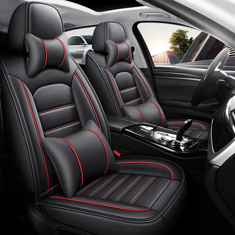 Universal Style Car Seat Cover for Volkswagen Touareg Golf ID3 ID4 X T-Cross Car Accessories Interior Details Seat Protector
