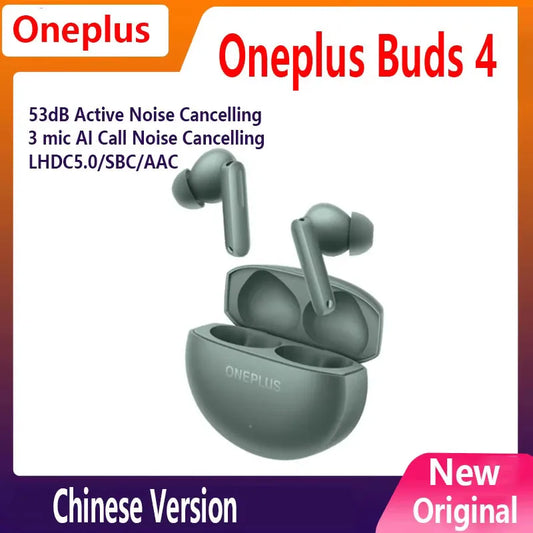 Oneplus Buds 4 TWS Wireless Bluetooth Earphone LHDC 5.0 55dB Active Noise Canceling 45h Battery Life For Oneplus 13
