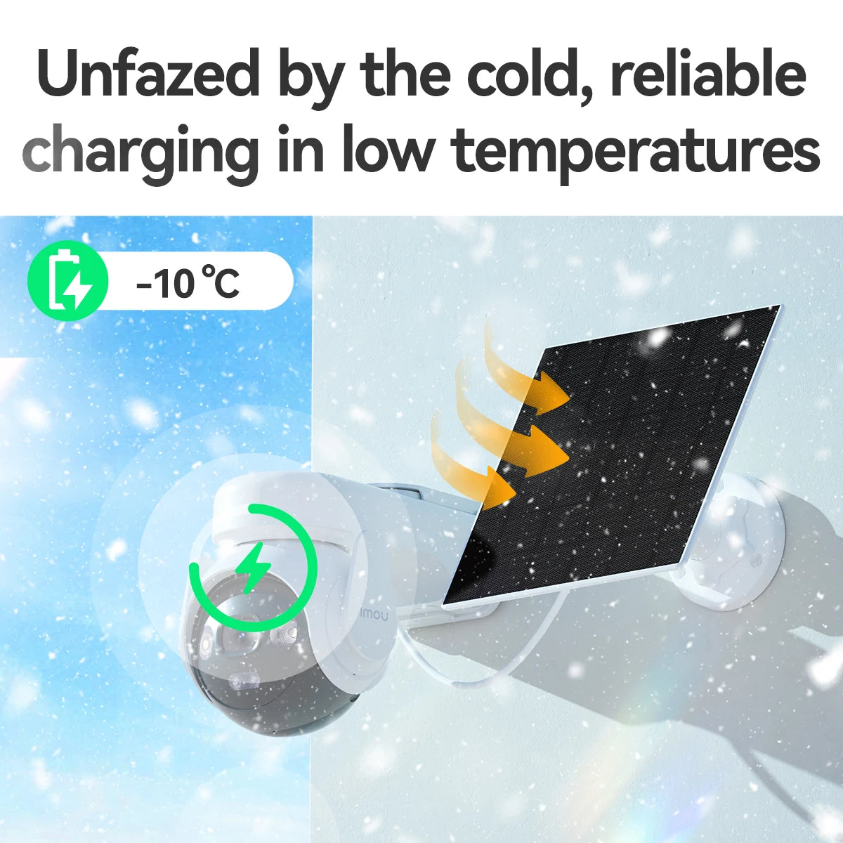 IMOU AOV PT 5MP With Solar Panel 360° PTZ Outdoor Security Camera 4G LTE Wifi Network 10000mAh Battery Auto Tracking IP Camera