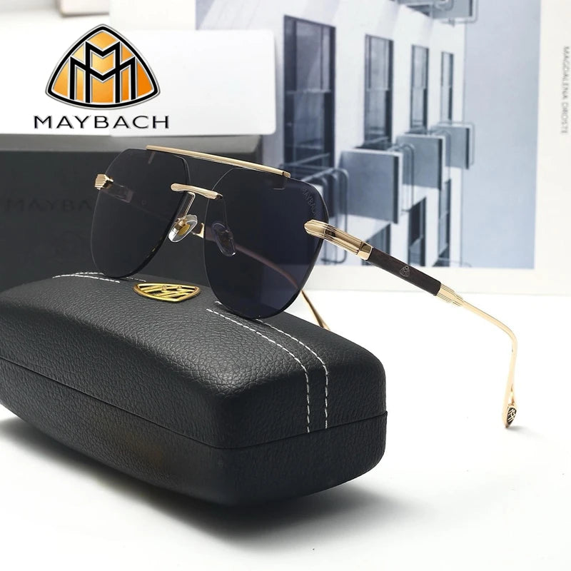 MAYBACH Sunglasses Luxury brand UV400 Protection for Men and women Classic Sun Glasses High Quality Eyewears Pilot Goggle 6830