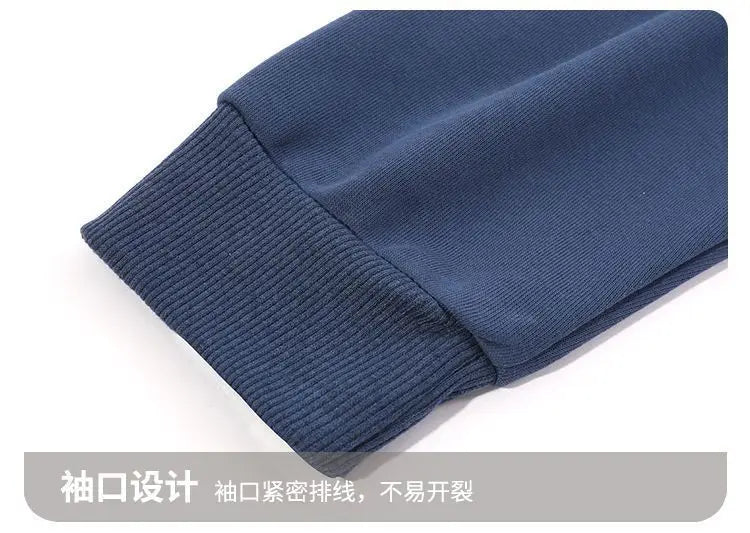 2026 Men's New Straight-Leg Casual Suit Trendy Hooded Sweatshirt and Sweatpants Loose Fit Versatile Casual Autumn Sports Suit