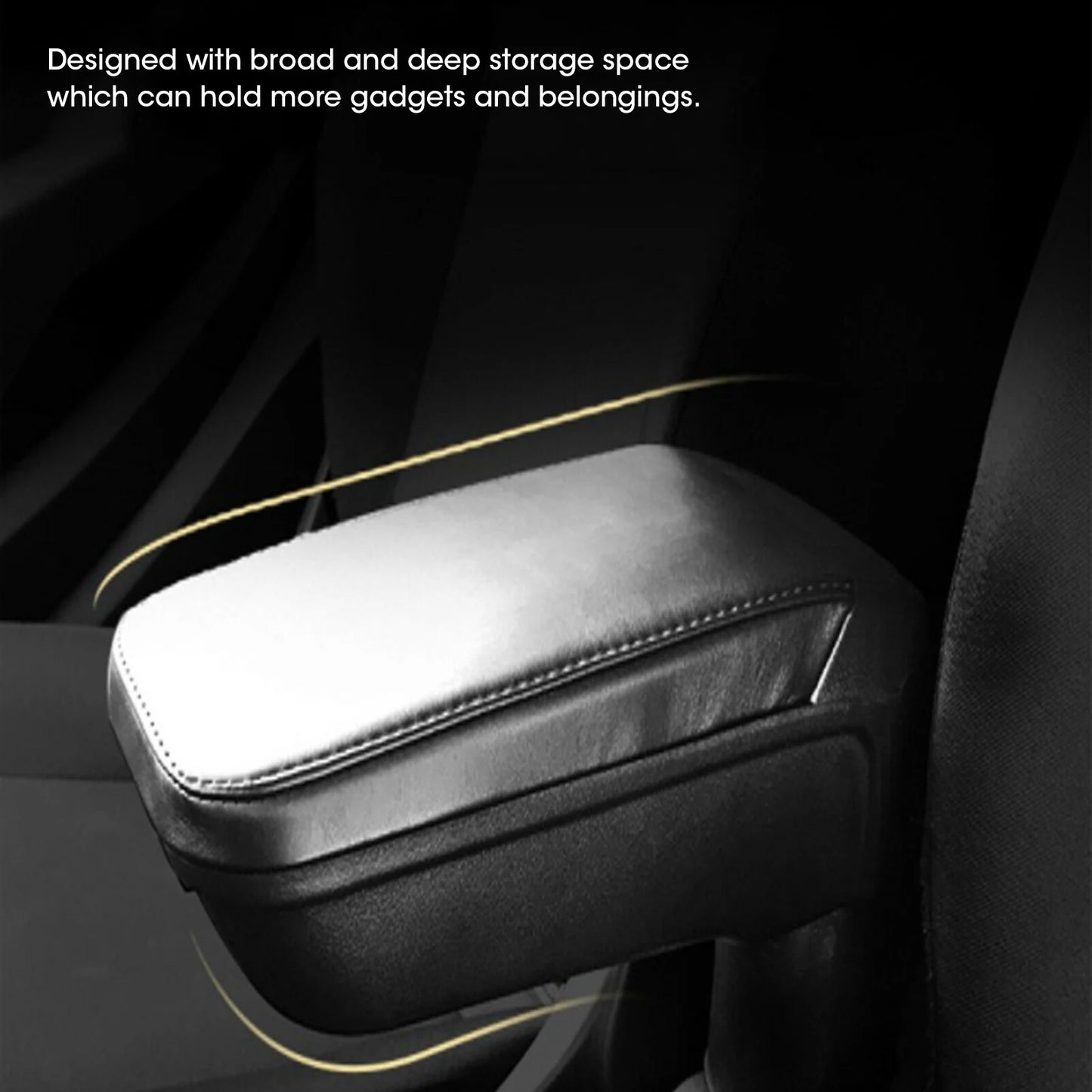 Central Armrest Box with Water Cup Holder Replacement for Mercedes Smart Fortwo Forfour 453 15-19