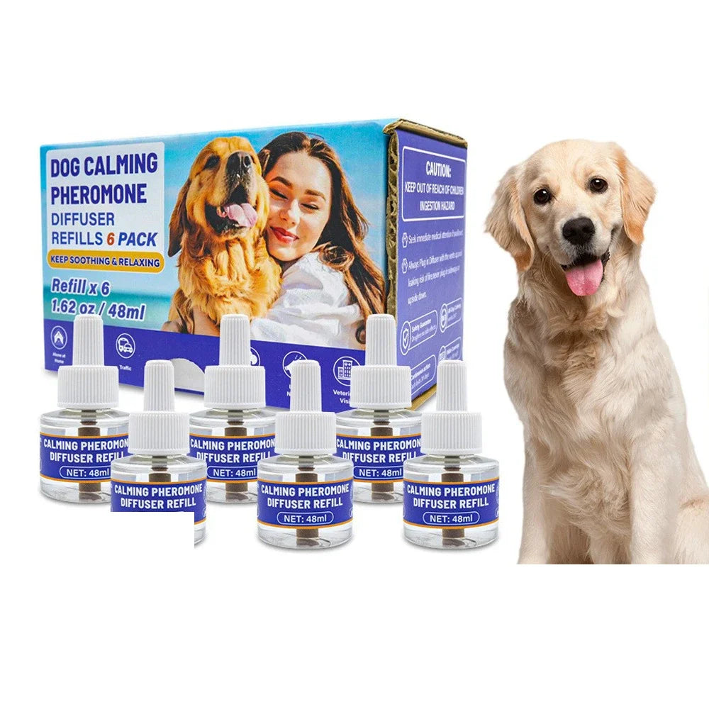 Cat and Dog Pheromone Diffusion 4-in-1 Pet Set Electric Heating Pheromone Odorless Pheromone Relieves Pet Emotional Stress