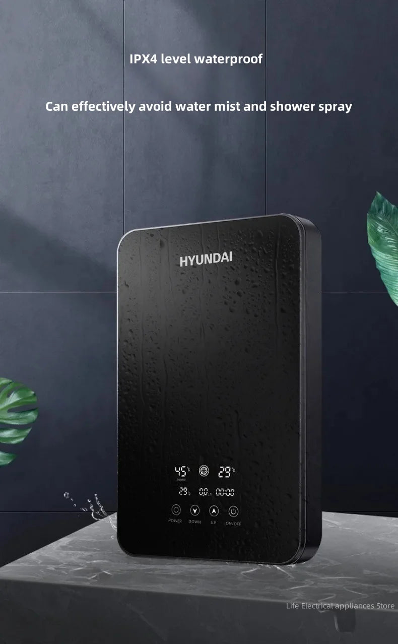 Intelligent Electric Water Heater Tankless Water Heater Household Fast Hot Bath Machine Apartment Hotel Bathroom Hot Shower