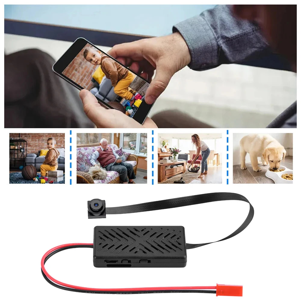 Mini Camera HD 1080P DIY Portable WiFi Camcorder Motion Detection Wireless Module Video Recorder P2P Small Camera Remote View