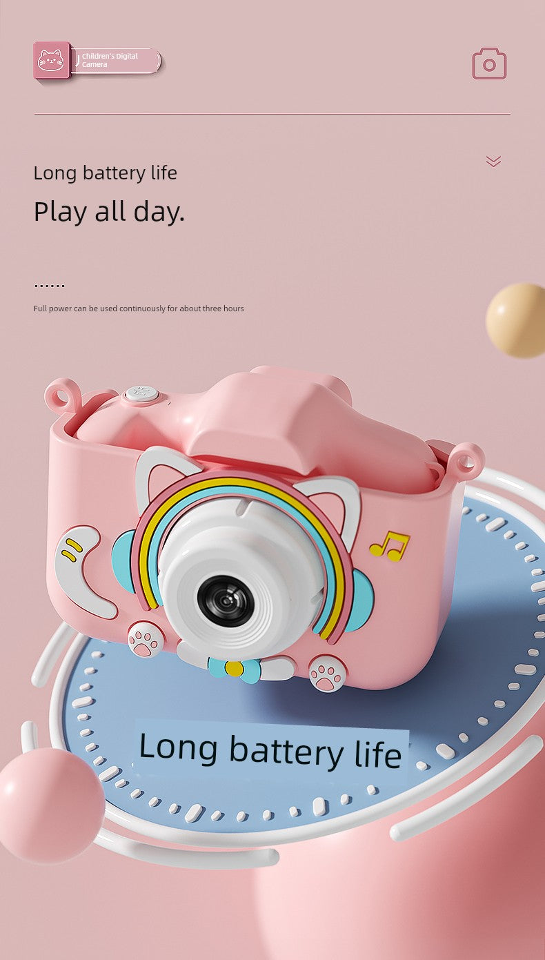 Children's Camera Toy Gift for Boys and Girls, Can Take Pictures and Print, Baby Digital Instant Camera, 2025 Student Model