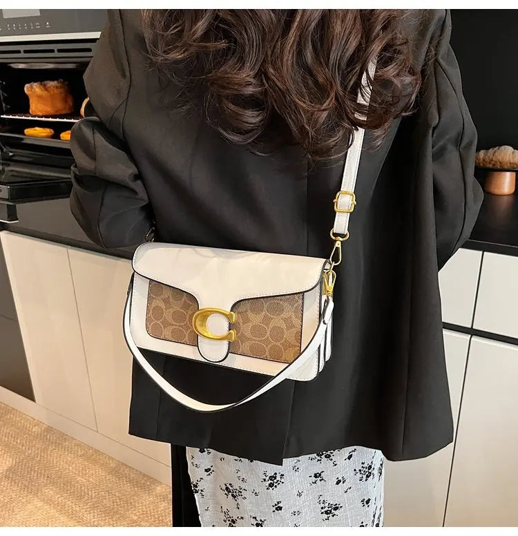 2026 Luxury Designer Diaper Bag: Large Capacity Vintage Leather Tote For Women, Elegant Classic Trendy Handbag With Paris Logo