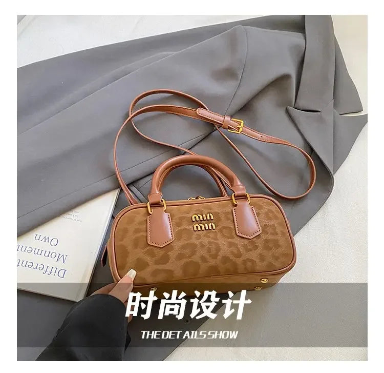 Women's Square Leather Satchel Handbag | Tote Shoulder Crossbody Purse & Diaper Bag