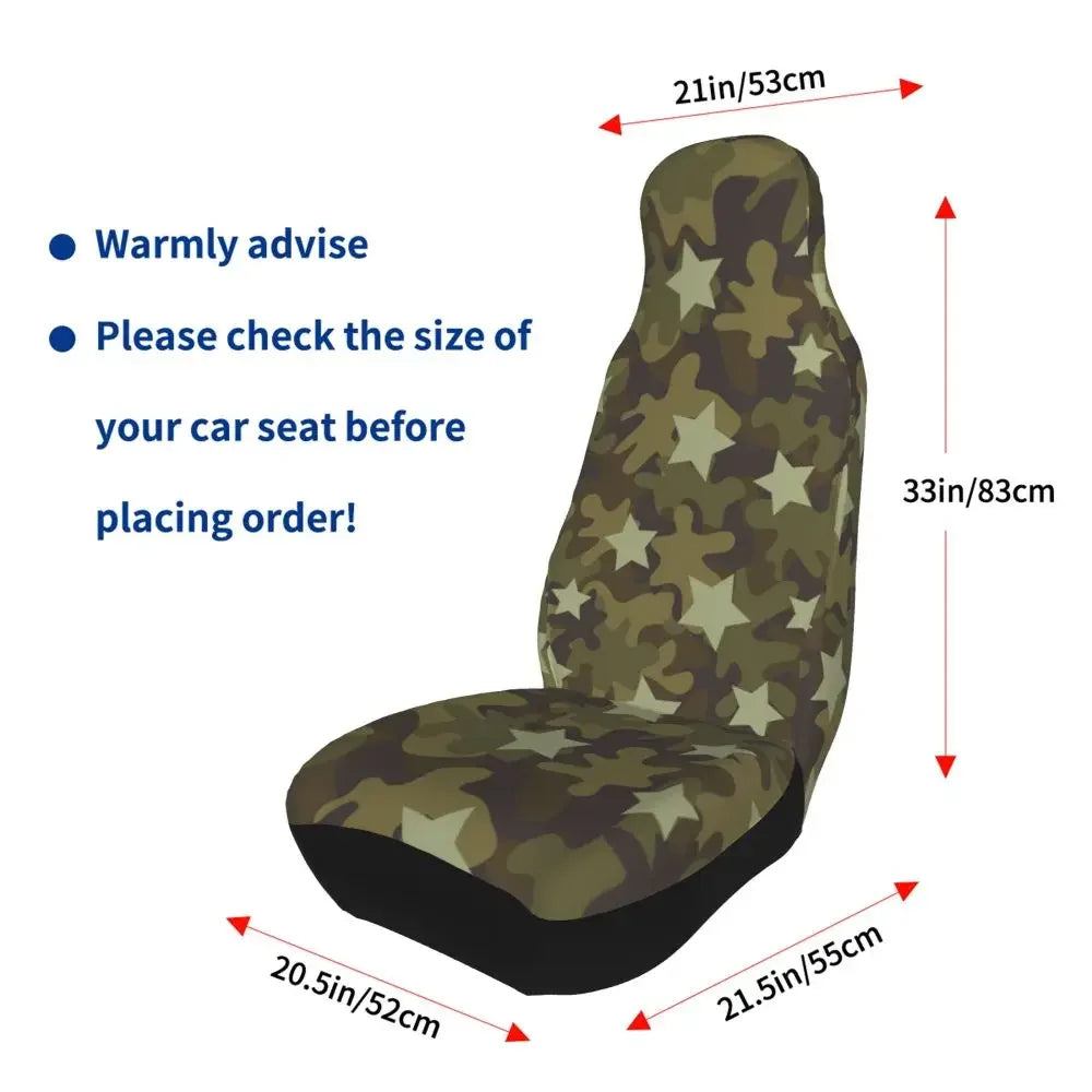 Urban Style Camouflage Universal Car Seat Cover Off-Road For SUV Multicam Front Rear Flocking Cloth Cushion Fabric Hunting