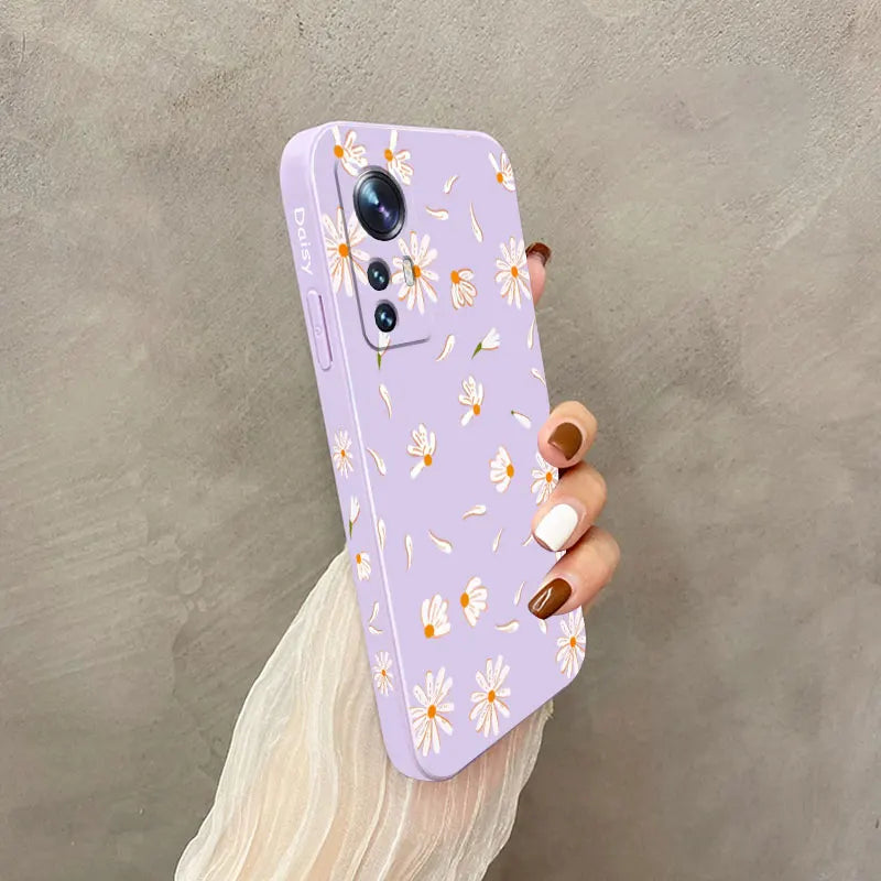 Daisies Fly Phone Case For Xiaomi Mi 13 12 12T 12S 11 11T Ultra 10 10T 9 9T 9SE 8 Pro Lite 5G Liquid Silicone Cover