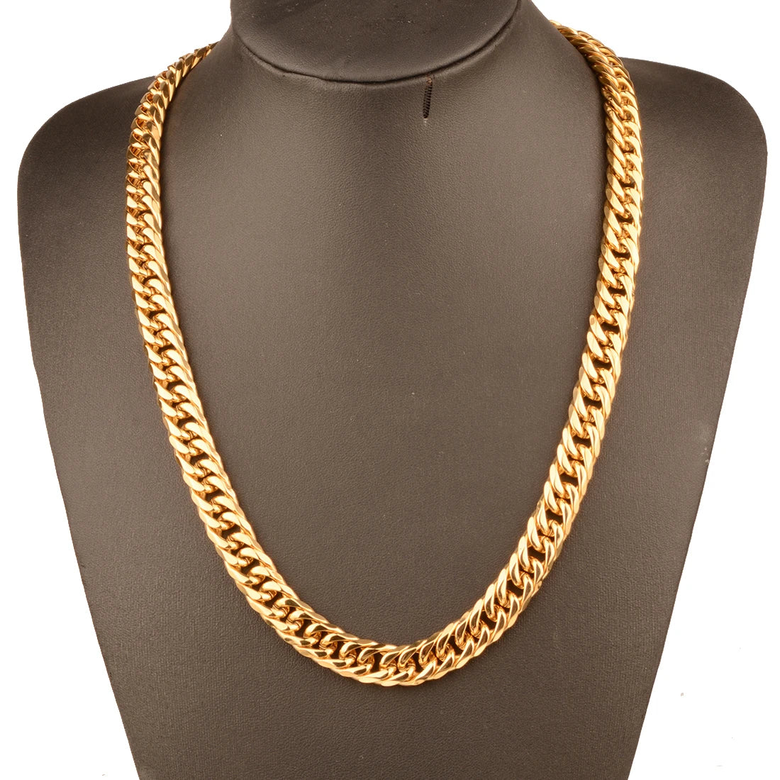 9/11/13/16/19/21mm Heavy Polished Stainless Steel Necklace Men Curb Cuban Link Chain Necklace Or Bracelet Choker Jewelry 7-40"