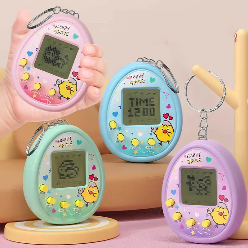 Kids Electronic Pets Game Toys Tamagotchi Virtual Original Digital Animals Toys Pixel Screen Pocket Game Console For Children