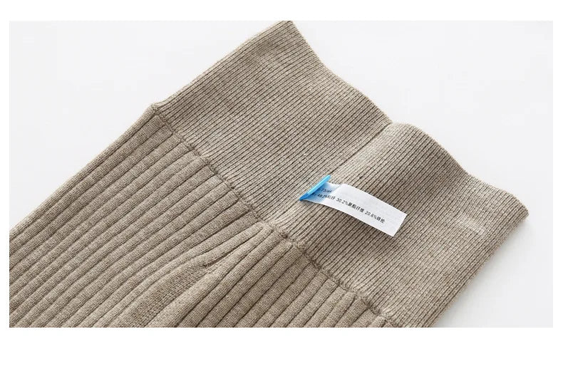 0-3T Newborn Kid Baby Boy Girl Winter Clothes set Sweater Pant suit Warm Thick Knit Top Stretch Knitwear Casual 2pcs Sweater Set