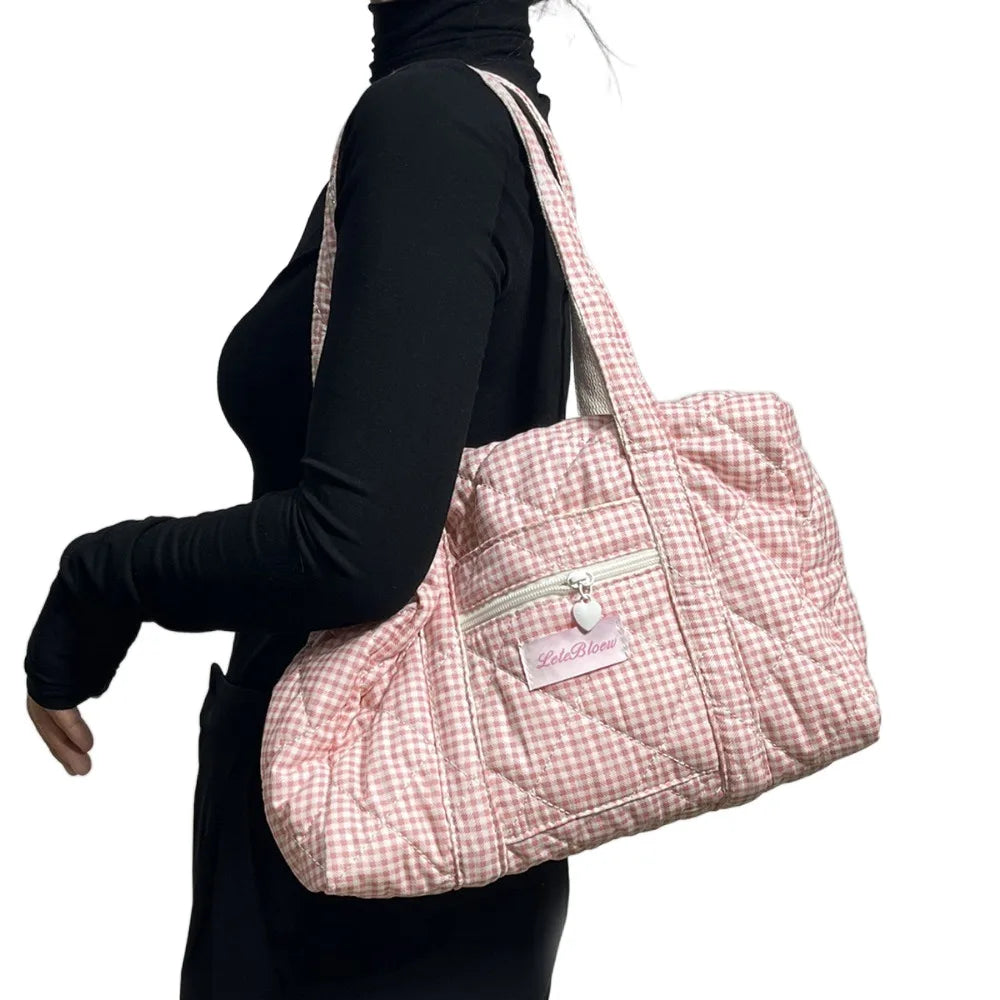 Korean Style Stroller Organizer Bags Flower Multi-pocket Floral Mummy Bag Portable Baby Care Storage Women Handbag Outdoor
