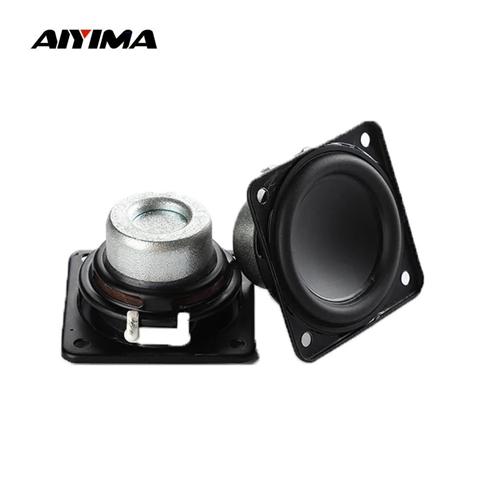 AIYIMA 2Pcs 2 Inch Portable Speaker 50MM 4 Ohm 10W Full Range Hifi Stereo Loudspeaker DIY Bluetooth Speaker Sound Home Amplifier