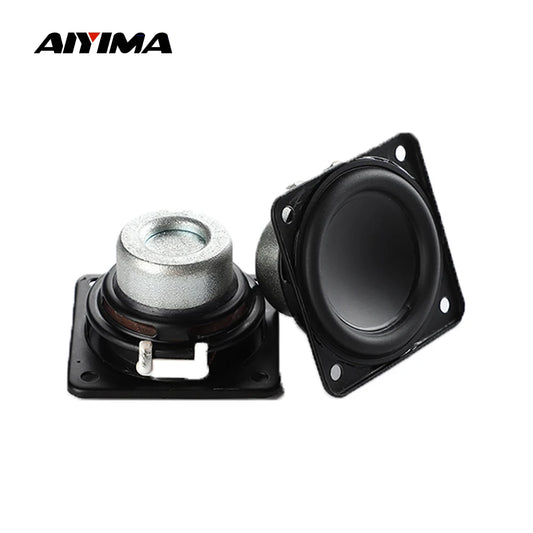 AIYIMA 2Pcs 2 Inch Portable Speaker 50MM 4 Ohm 10W Full Range Hifi Stereo Loudspeaker DIY Bluetooth Speaker Sound Home Amplifier