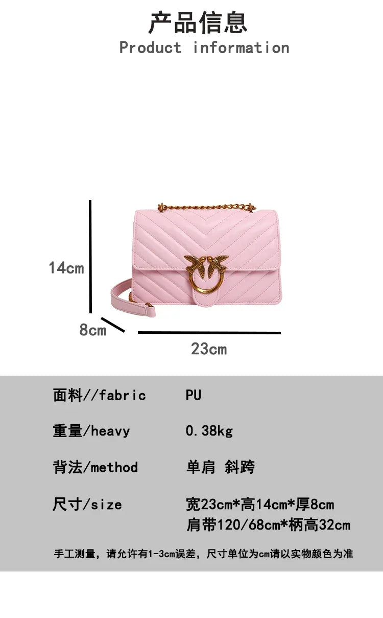 2026 high-end luxury women's handbag elegant leather handbag fashionable crossbody bag retro shoulder bag